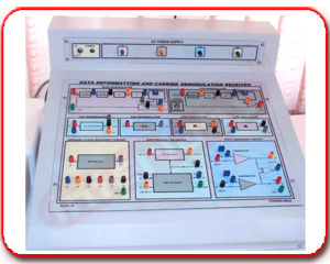 Carrier Demodulation and Data Reformatting Receiver Trainer